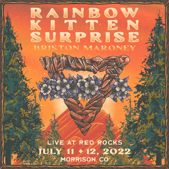 Rainbow Kitten Surprise 7/11 Red Rocks Amphitheatre