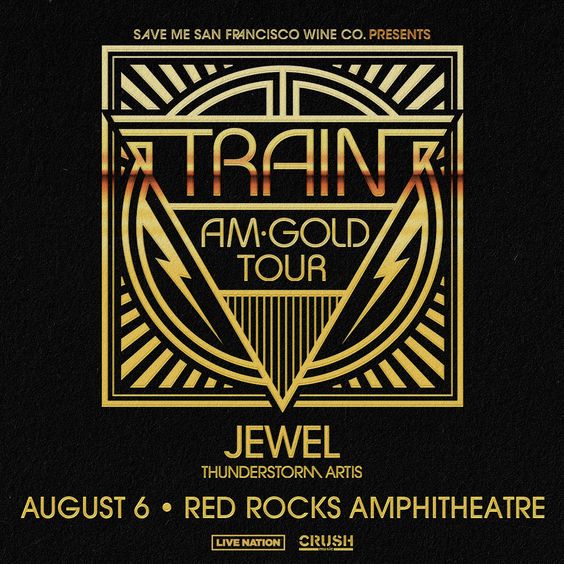 Train AM Gold Tour presented by Save Me San Francisco Wine Co Red