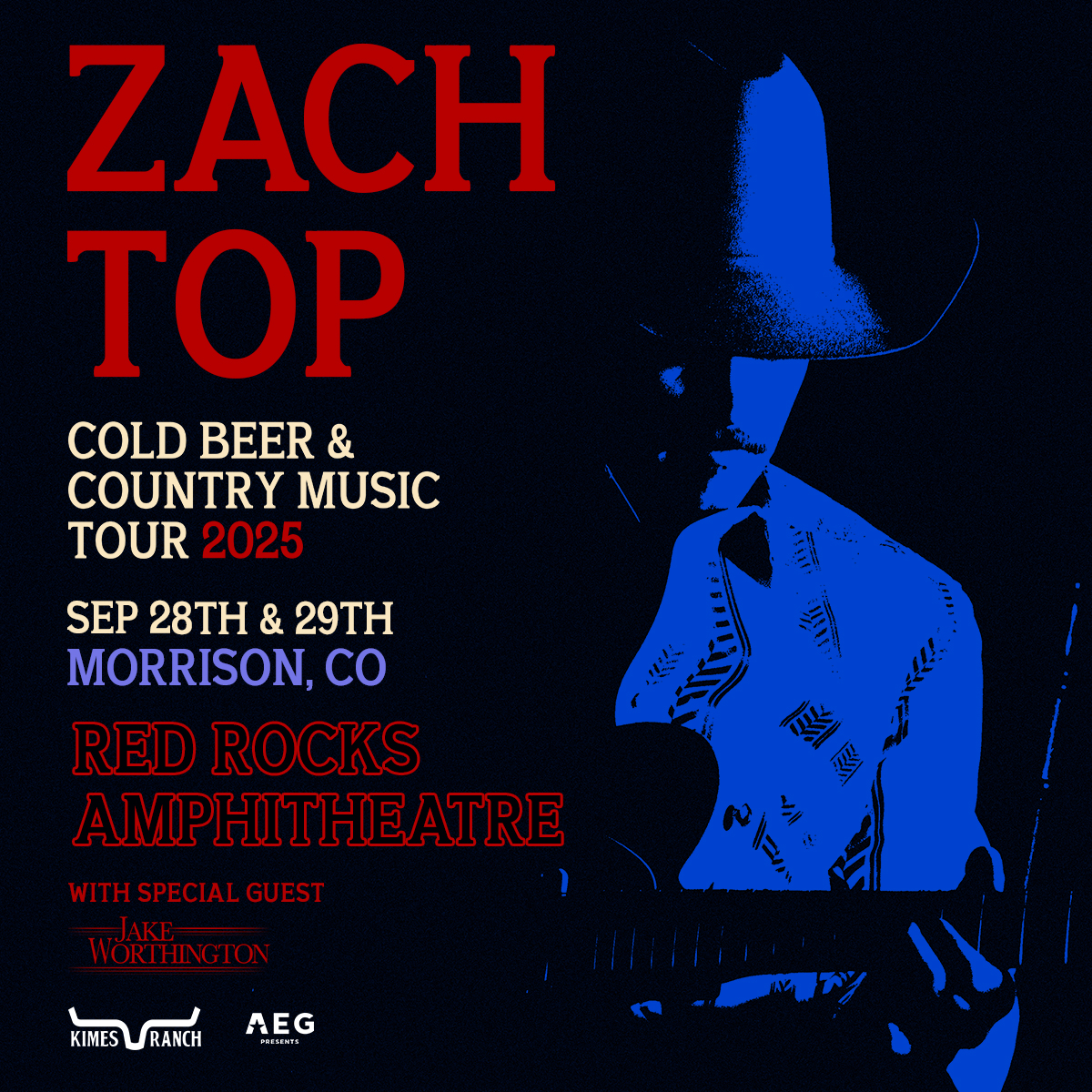 Zach Top Red Rocks Amphitheatre