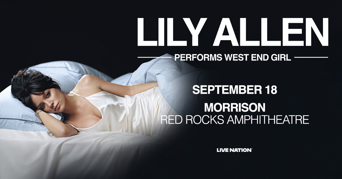 Lily Allen Performs West End Girl Red Rocks Amphitheatre